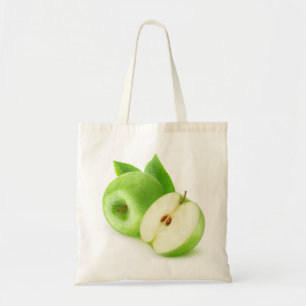Bolso De Tela manzanas verdes