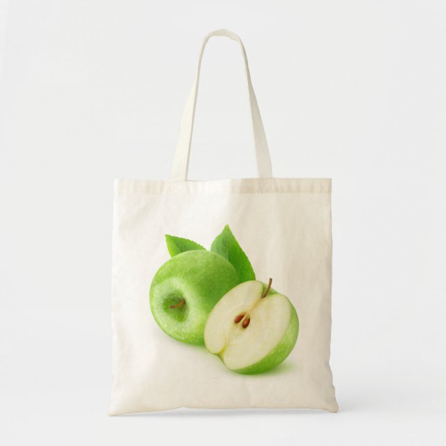 Bolso De Tela manzanas verdes (Frente)