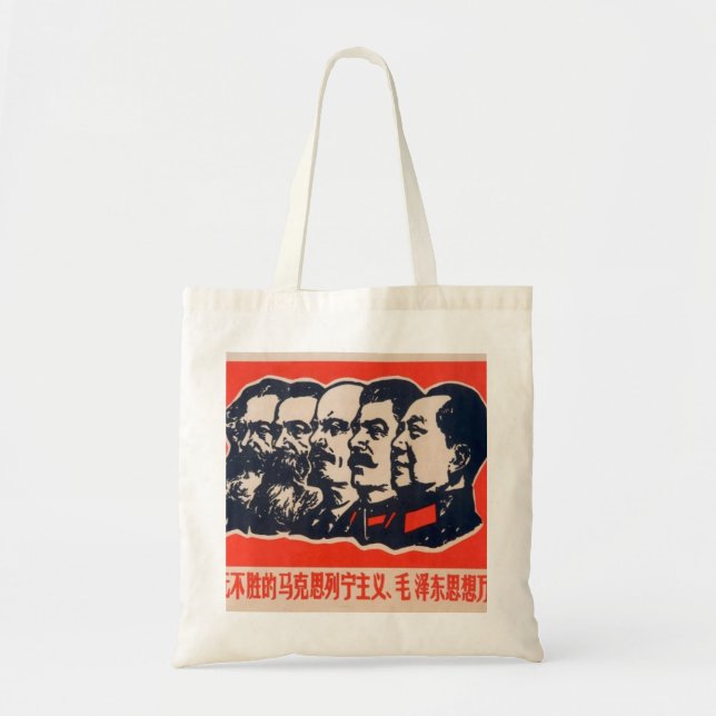 Bolso De Tela Mao Stalin, presidente de propaganda de los jefes  (Frente)