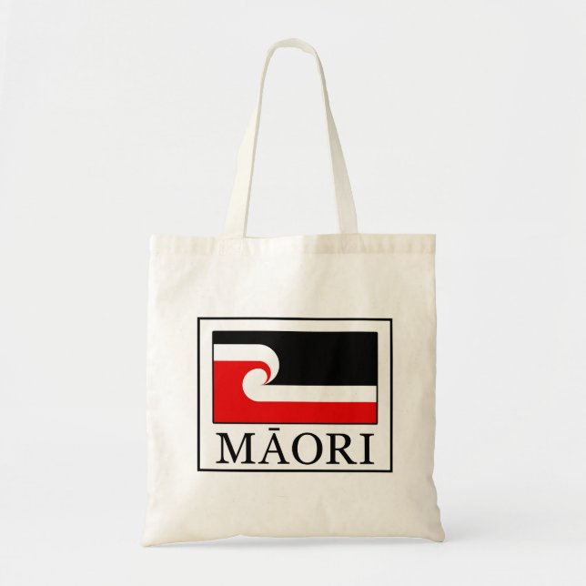 Bolso De Tela Maorí (Frente)