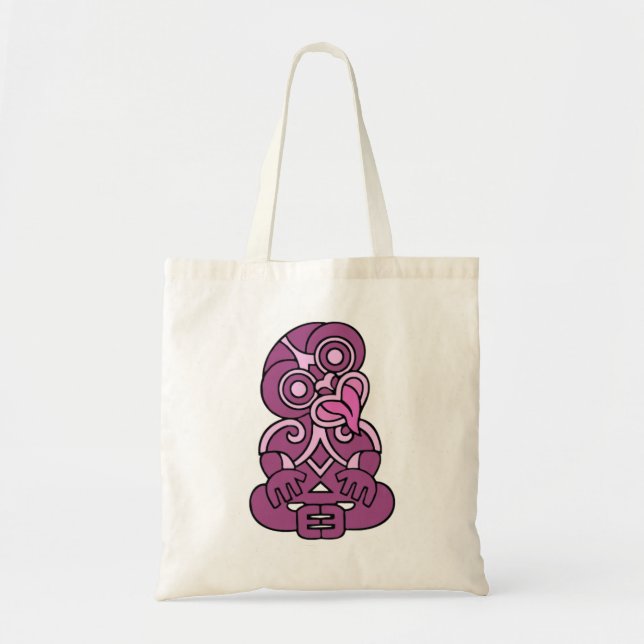 Bolso De Tela Maori Hei Tiki (Frente)