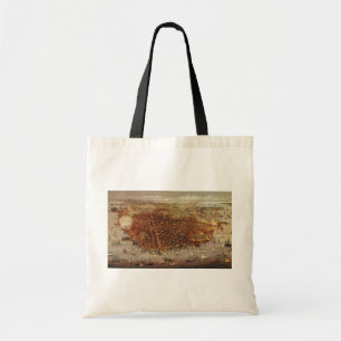 Bolso De Tela Mapa aéreo antiguo, ciudad de San Francisco, Calif