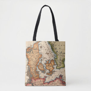 Bolso De Tela Mapa antiguo antiguo inspirado (10)