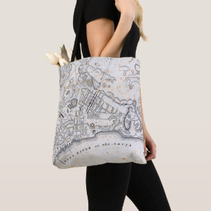 Bolso De Tela Mapa antiguo de Nueva York