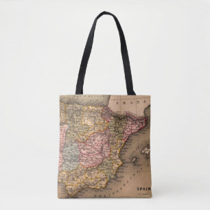 Bolso De Tela Mapa antiguo inspirado (5)