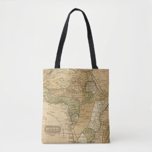 Bolso De Tela Mapa de África por Worcester