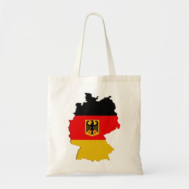 Bolso De Tela Mapa de Alemania (Frente)