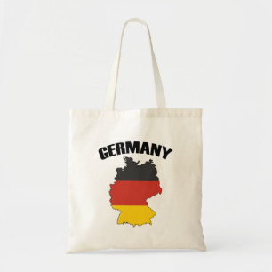 Bolso De Tela Mapa de Alemania - Bandera alemana - Viajes de Deu