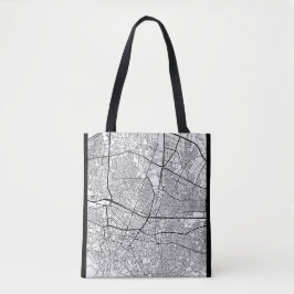 Bolso De Tela Mapa de Bursa Turquía