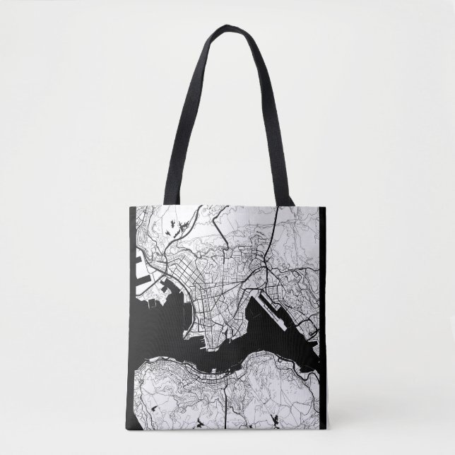 Bolso De Tela Mapa de China Hong Kong (Anverso)