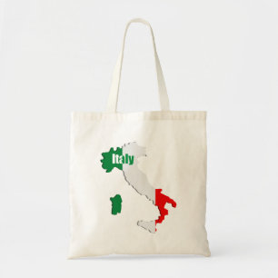Bolso De Tela Mapa de Italia
