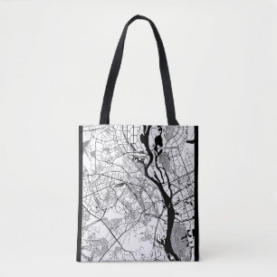 Bolso De Tela Mapa de Kiev Ucrania