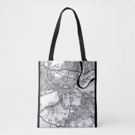 Bolso De Tela Mapa de la ciudad de Agra Uttar Pradesh