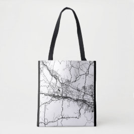 Bolso De Tela Mapa de la ciudad de Baoji, China