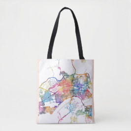 Bolso De Tela Mapa de la ciudad de Barquisimeto Venezuela