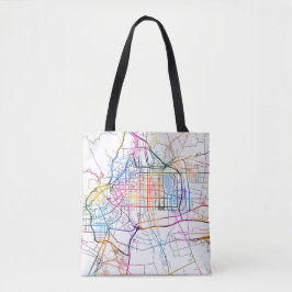 Bolso De Tela Mapa de la ciudad de Datong en China