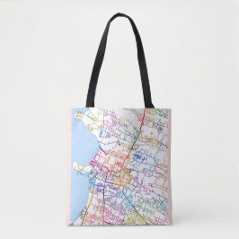 Bolso De Tela Mapa de la ciudad de Jepara Indonesia