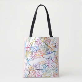 Bolso De Tela Mapa de la ciudad de Kalyan Maharashtra