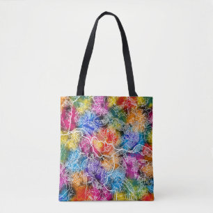 Bolso De Tela Mapa de la ciudad de Kigali Ruanda