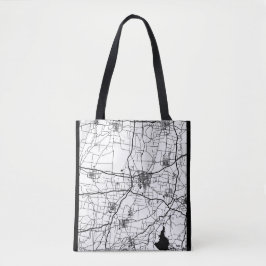 Bolso De Tela Mapa de la ciudad de Liaocheng China