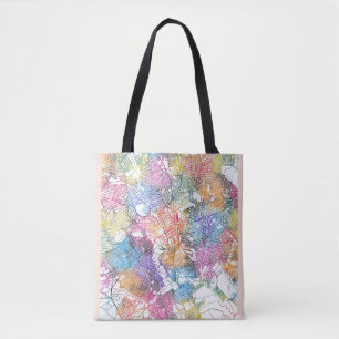 Bolso De Tela Mapa de la ciudad de Lubumbashi DR Congo
