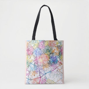 Bolso De Tela Mapa de la ciudad de Marruecos en Casablanca