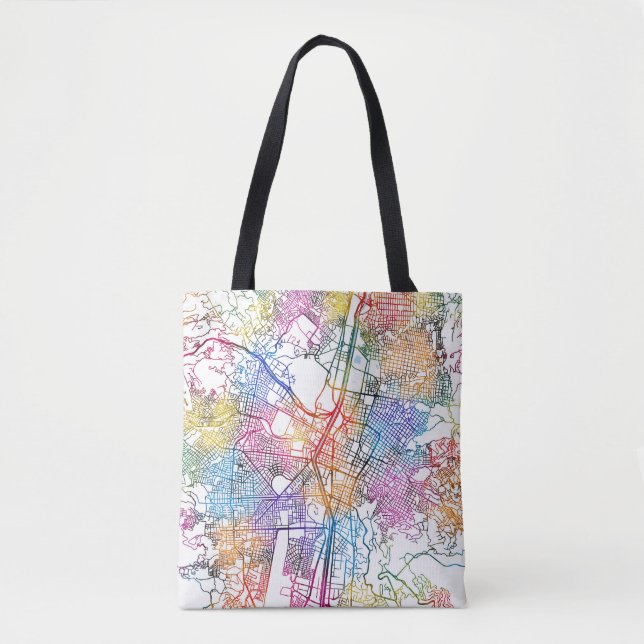 Bolso De Tela Mapa de la ciudad de Medellín (Anverso)