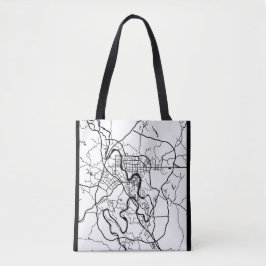 Bolso De Tela Mapa de la ciudad de Neijiang China