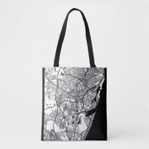 Bolso De Tela Mapa de la ciudad de Recife Brasil