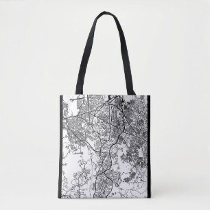 Bolso De Tela Mapa de la ciudad de Semarang Indonesia
