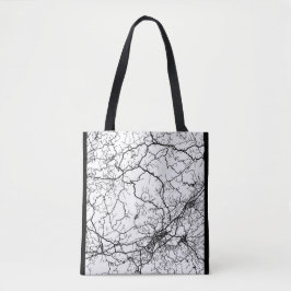 Bolso De Tela Mapa de la ciudad de Shangrao China