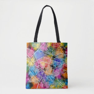 Bolso De Tela Mapa de la ciudad de Shymkent en Kazajistán