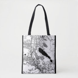Bolso De Tela Mapa de la ciudad de Tbilisi Georgia