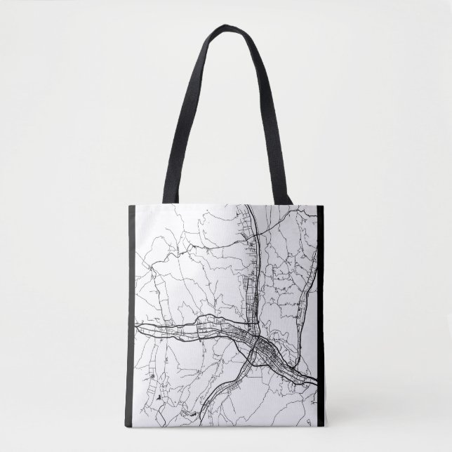 Bolso De Tela Mapa de la ciudad de Xining China (Anverso)