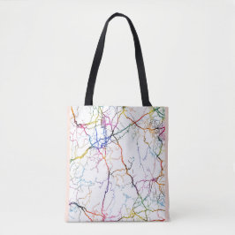Bolso De Tela Mapa de la ciudad de Yongzhou China