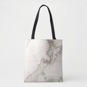 Bolso De Tela Mapa de la colonia de Nueva Zelanda