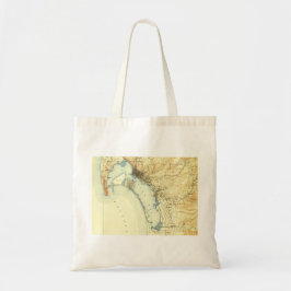 Bolso De Tela Mapa de la cosecha de San Diego