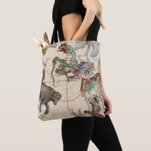 Bolso De Tela Mapa de la época del Polo Norte
