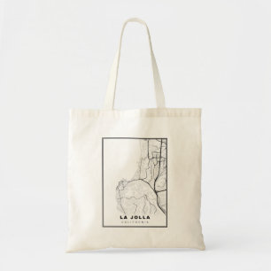Bolso De Tela Mapa de La Jolla