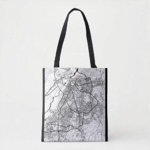 Bolso De Tela Mapa de Lahore Pakistán