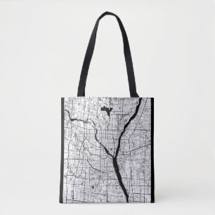 Bolso De Tela Mapa de Linyi China