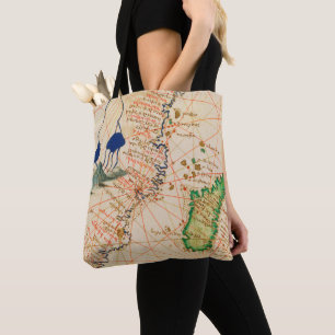 Bolso De Tela Mapa de Madagascar