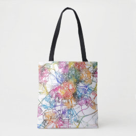 Bolso De Tela Mapa de Madrid España