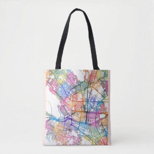 Bolso De Tela Mapa de Monterrey Ciudad de México