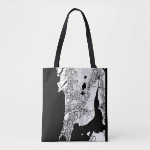 Bolso De Tela Mapa de Mumbai Maharashtra