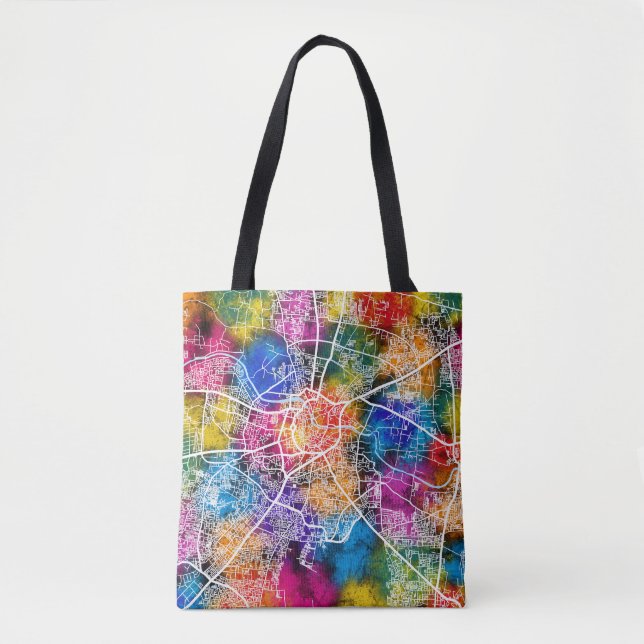 Bolso De Tela Mapa de Nashik Maharashtra (Anverso)