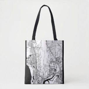 Bolso De Tela Mapa de Navi Mumbai Maharashtra