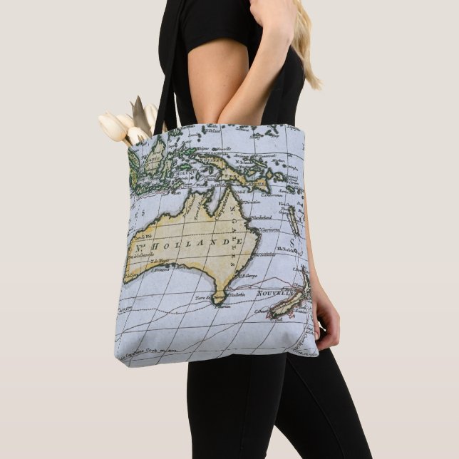 Bolso De Tela Mapa de nueva Holanda (Detalle)