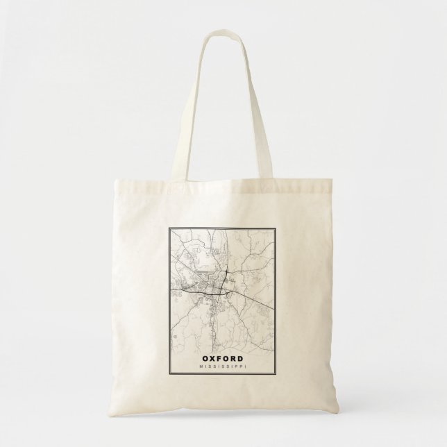 Bolso De Tela Mapa de Oxford (Frente)