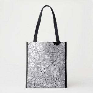 Bolso De Tela Mapa de Quezon City Filipinas